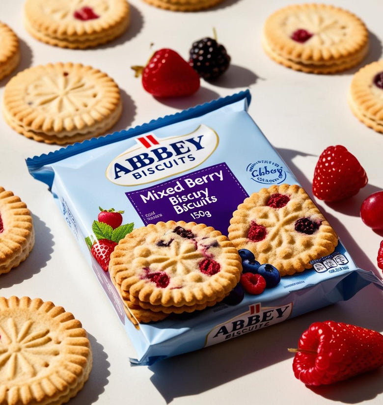 Abbey Biscuits Mixed Berry Biscuits 150g