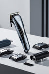 Christmas Men's Hair Clipper, 1 Set Professional Zero Gap T blade hair trimmer cordless rechargeable edge trimming tool electric, beard shaver brand hair cut kit