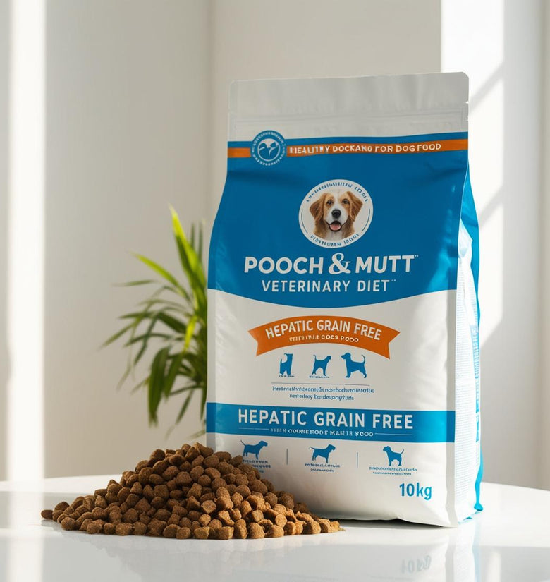 Pooch and Mutt Veterinary Diet Dog Food Hepatic Grain Free 10kg