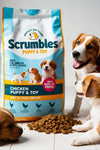 Scrumbles Chicken Puppy & Toy Dry Dog Food 2kg