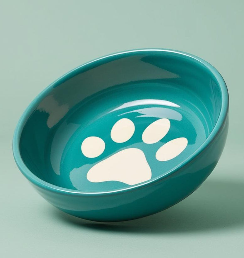 Slip-proof Cat Bowl with Imprint